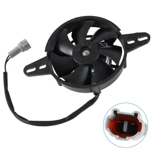 Ventilador de radiador para motocicleta de 4 pulgadas, ventilador térmico de refrigeración eléctrica de 12 V para motocicleta de 200 cc, 250 cc, 300