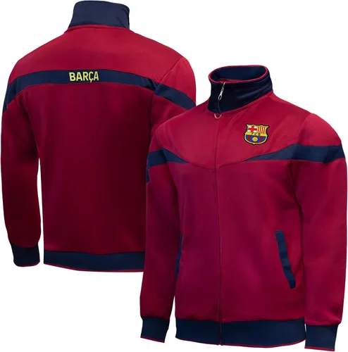 Miniatura 3 de Icon Sports Chaqueta deportiva de fútbol con licencia oficial del FC Barcelona, unisex para adultos
