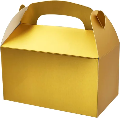 Cajas de golosinas Gable, caja de regalos para niños de cumpleaños, cajas de dulces para fiestas, eventos de bodas, baby shower, caja de 6.25" x