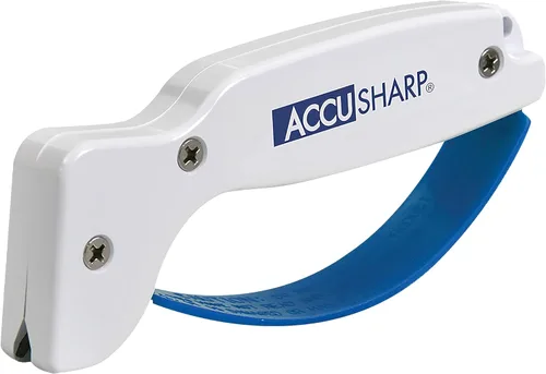 Miniatura 3 de AccuSharp Afilador de cuchillos y herramientas y cuchillas de repuesto, compacto y fácil de usar, afilador para cuchillos de cocina, cuchillos