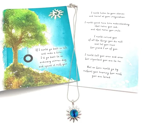 Miniatura 3 de Smiling Wisdom - Tarjeta de felicitación del día de verano ordinaria y set de regalo de recuerdo del sol - mujer, hija, nieta, hermana