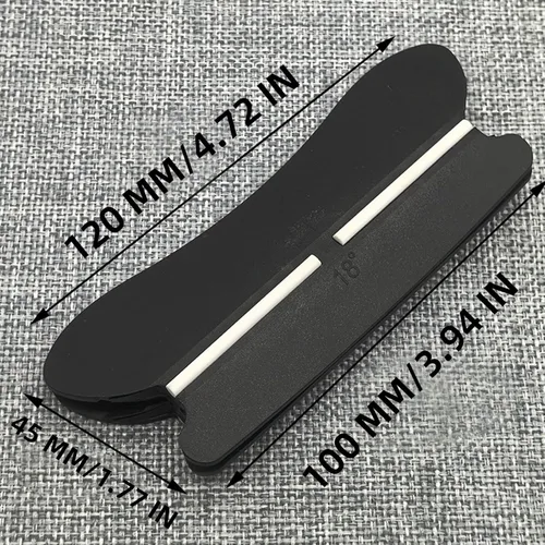 Miniatura 5 de Afilador de cuchillos negro con guía de ángulo. Piedra de afilar para cuchillos, guía de ángulo de 1 paquete, 4 ángulos - 12°, 14°, 18°, 30°