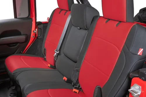 Miniatura 4 de Diver Down Neoprene Seat Cover Set - Fits Jeep JL 2-Door 2018-2026 Wrangler - Front and Back Seat Set - Custom Fit - Soft Padded Cushion Feel