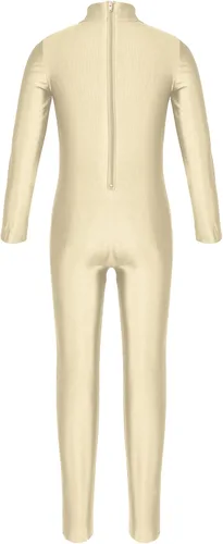 Miniatura 6 de Body de manga larga para niños y niñas, con cuello alto, cuerpo completo, leotardo de gimnasia