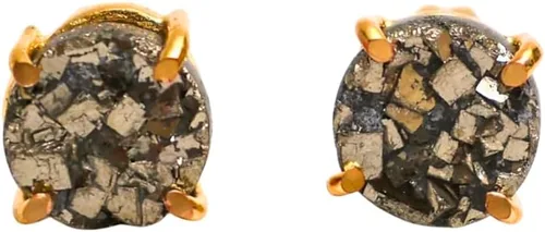 Miniatura 55 de Gempires Natural Raw Prong Setting Stud Earrings, 8-10 mm Crystals Earring, Handmade Jewelry, Gift for Her