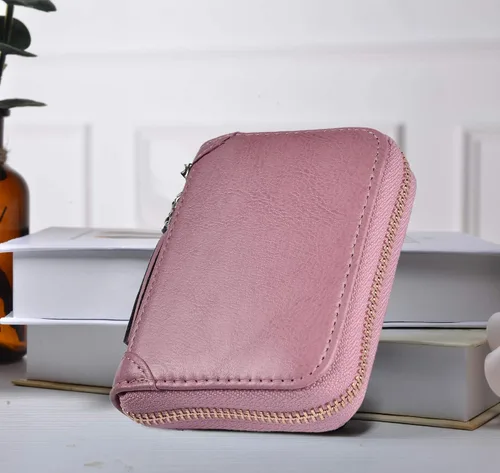 Miniatura 2 de Tarjetero de piel para tarjetas de crédito y carnet de identidad, con tecnología RFID, para mujer