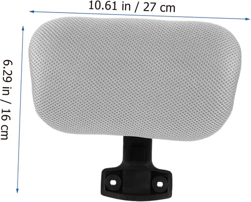 Miniatura 9 de Operitacx Silla alta de la cabeza de la silla de la computadora silla lumbar soporte ergonómico silla de oficina ninguna ruedas