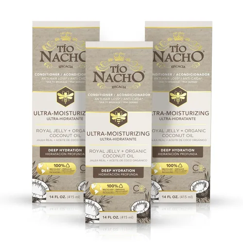Miniatura 11 de TIO NACHO Acondicionador Aceite de Coco ultrahidratante, anticaída, Ultra Hidratación, 14 onzas líquidas