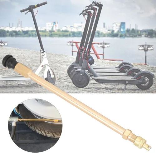 Miniatura 3 de Reemplazo de válvula de neumático sin cámara, vástagos de válvula de neumático sin cámara con adaptador de extensión de válvula de neumático, rueda