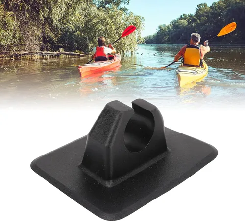 Miniatura 6 de Clips de soporte de paleta de kayak, 5 unids kayak remo clips de plástico inflable barco paddle titular clip Keeper Negro