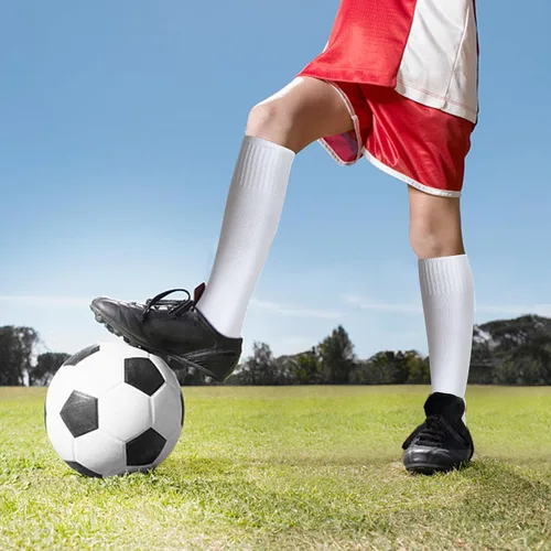 Miniatura 4 de Calcetines deportivos deportivos de fútbol para jóvenes, niños y niñas de 4 a 16 años de edad, calcetines deportivos altos