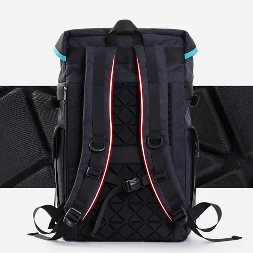 Miniatura 7 de Mochila de anime serie de colaboración para Hatsune Miku, mochila de viaje Techwear de 22L, mochila para mujeres y hombres Miku - Mochila de 22 l