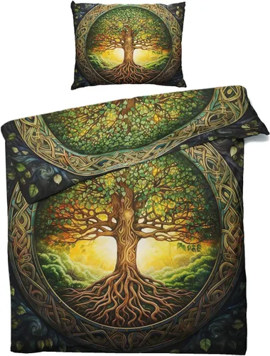 Miniatura 33 de Funda de edredón abstracta tamaño individual Juego de ropa de cama de arte colorido 2 piezas Funda de edredón con patrón de microfibra suave