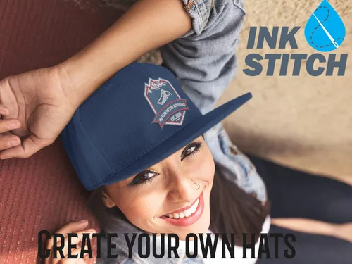 Miniatura 5 de INK STITCH Stc19 Diseña Tu Propio Logo Textos Bordado Snapback Caps - Multicolores