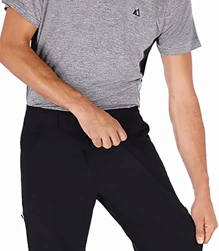 Miniatura 4 de Apricoat Pantalones de aventura Pantalones de senderismo ligeros para hombre y mujer, resistentes al viento y al agua, pantalones casuales Ripstop
