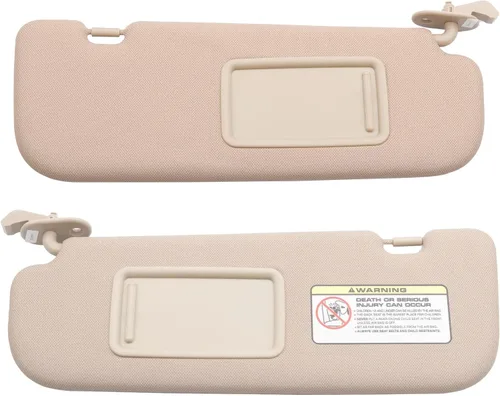Miniatura 10 de Dasbecan - Visera solar beige para el lado del conductor izquierdo compatible con Hyundai Elantra 2011 2012 2013 2014 2015, reemplaza 852103X000TX