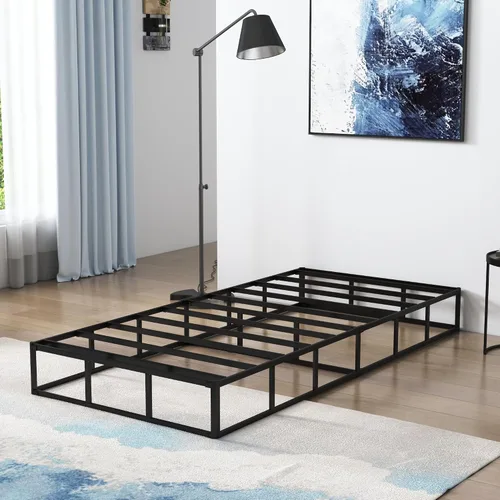 Miniatura 8 de Vehowy - Base de resorte de 9 pulgadas para cama individual, base de colchón de resorte de alta resistencia/base de cama de metal/sin 22.86 cm