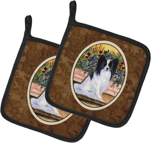 Miniatura 91 de Caroline's Treasures SS8617PTHD - Juego de soportes para ollas de cocina resistentes al calor, almohadillas calientes para horno para cocinar, Husky