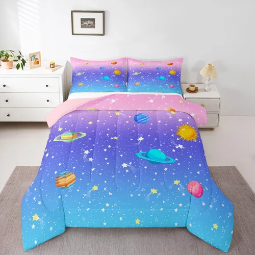 Miniatura 41 de Erosebridal Edredón de Gatos Lindos para Niños con Líneas de Arcoíris Neón, Juego de Ropa de Cama Individual para Niñas, Niños y Adolescentes, Gatos