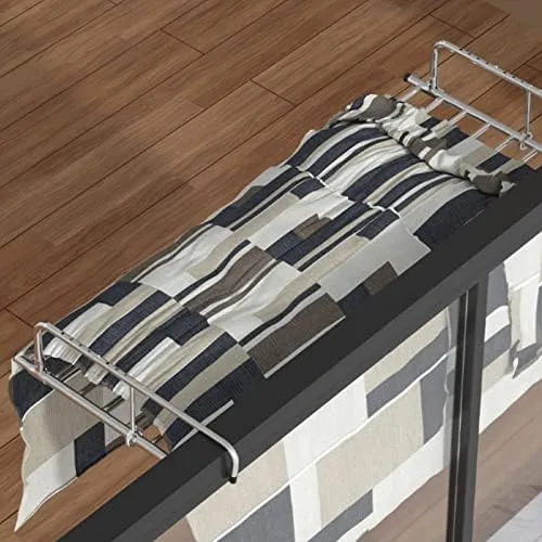 Miniatura 7 de Stainless Steel Portable Clothes Drying Rack, Retractable Laundry Rack for Balcony & Windowsill, Folding Towel Rack, Indoor/Outdoor Use