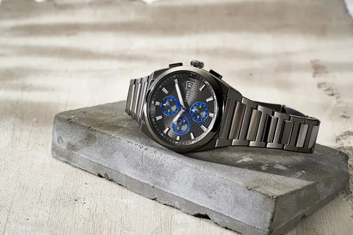 Miniatura 5 de Fossil Everett - Reloj cronógrafo de cuarzo de acero inoxidable para hombre Everett FS5879 - Reloj cronógrafo de acero inoxidable de 0709in