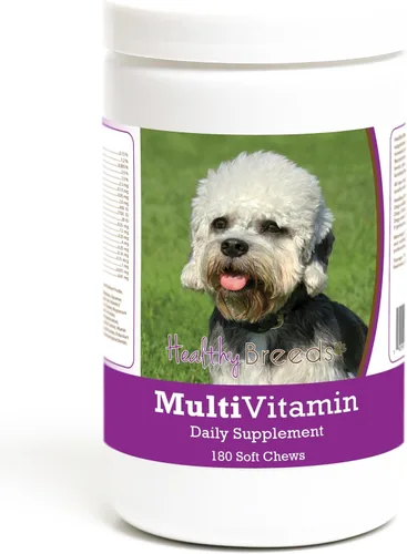 Miniatura 194 de Healthy Breeds Bulldog francés multivitamínico suave masticable para perros 180