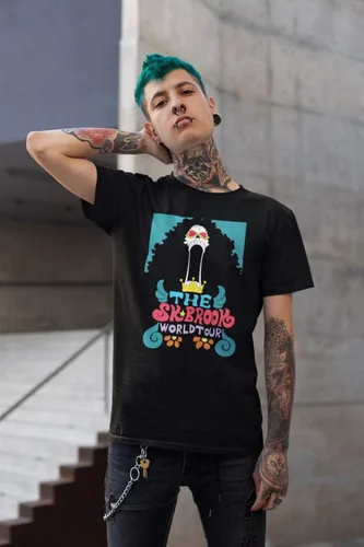 Miniatura 2 de Ripple Junction One Piece - Camiseta de manga corta para hombre Brook Soul King of The Straw Hat Pirates World Tour con licencia