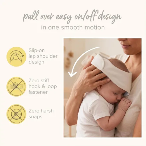 Miniatura 3 de Burt's Bees Baby Baberos unisex para bebé, trapos de baba de hombro de solapa, 100% algodón orgánico con baberos absorbentes de toalla de rizo Abeja