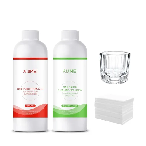 Miniatura 11 de Limpiador de pinceles de uñas de 4.1 fl oz, limpiador de uñas eficiente para uñas acrílicas, limpiador de pinceles profesional para acrílico limpiar