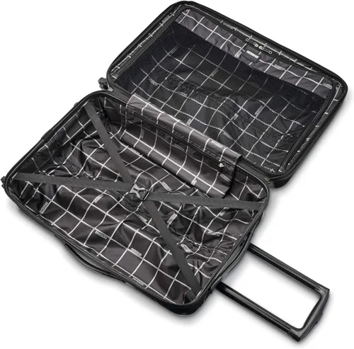 Miniatura 3 de AMERICAN TOURISTER Moonlight Hardside - Equipaje expandible con ruedas giratorias, Mármol negro), 92507-D773