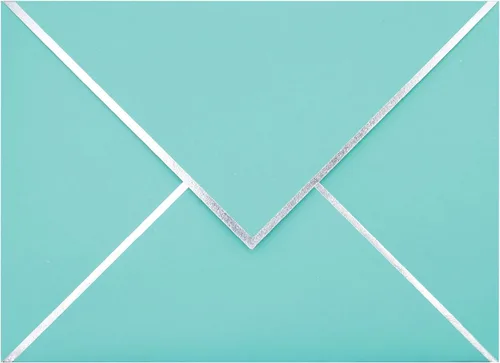 Miniatura 14 de Sobres A7 – Sobres de correo de lujo con solapa en V para tarjetas de 5 x 7 pulgadas – para bodas, invitaciones, baby shower, fotos, graduación