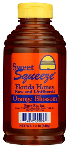Miniatura 8 de Buzzn Bee Miel cruda de Florida - Sin pasteurizar y sin filtrar (flor de naranja, 3 libras)