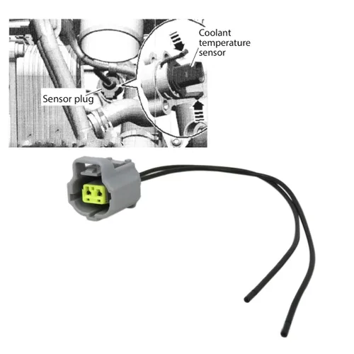 Miniatura 6 de 158-0421 Reemplazo de la coleta del conector del sensor de temperatura del agua para Supra 1989-1998