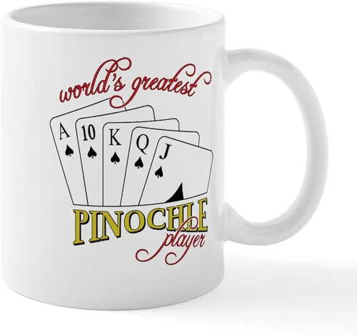 Miniatura 90 de CafePress Euchre Champ Mugs Taza de café de cerámica de 11 oz (11.0 fl oz)