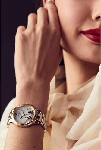 Miniatura 4 de Citizen Reloj de pulsera clásico de Disney para mujer, Dos tonos