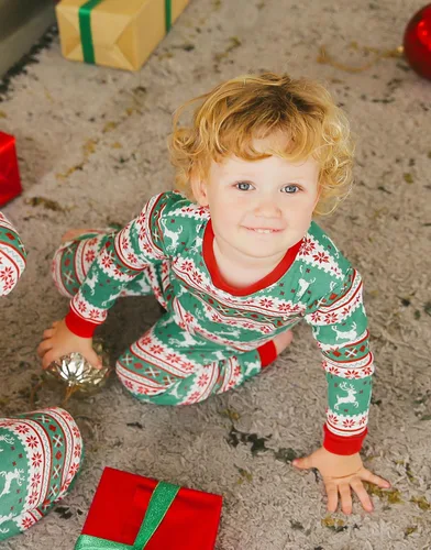 Miniatura 129 de VAENAIT BABY Infant Toddler Kids Adult Couple Family Matching Women Men Christmas Pjs Xmas Holiday Buffalo Plaid Pajama Set