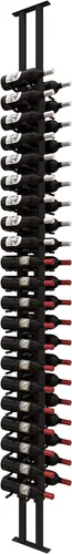 Miniatura 11 de Ultra Wine Racks - Estantería para Vinos de Montaje de Piso a Techo (1 Lado, Profundidad Simple, Negro, Capacidad para 21 Botellas de Vino)