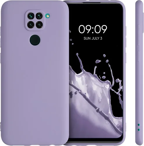Miniatura 4 de kwmobile Funda compatible con Xiaomi Redmi Note 9 - Funda protectora delgada de TPU para teléfono - Acabado mate suave - Morado violeta