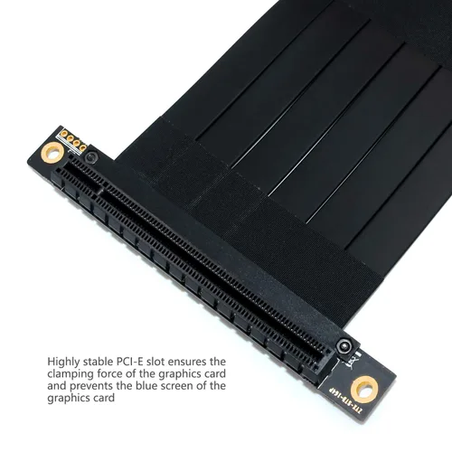 Miniatura 8 de PCI-E Cable de extensión pci Cable de extensión 16x pcie Riser (pcie Extender 90 grados 7.9 in)pcie Riser Cable