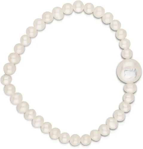 Miniatura 2 de Pulsera elástica TOUS Sweet Dolls en plata de ley con perla