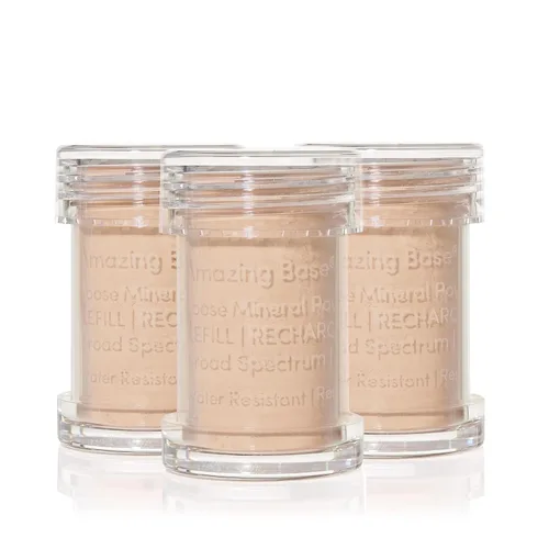 Miniatura 29 de jane iredale Amazing Base - Polvo mineral suelto, base luminosa con SPF 20, sin aceite, sin talco y sin peso, vegano y libre de crueldad animal