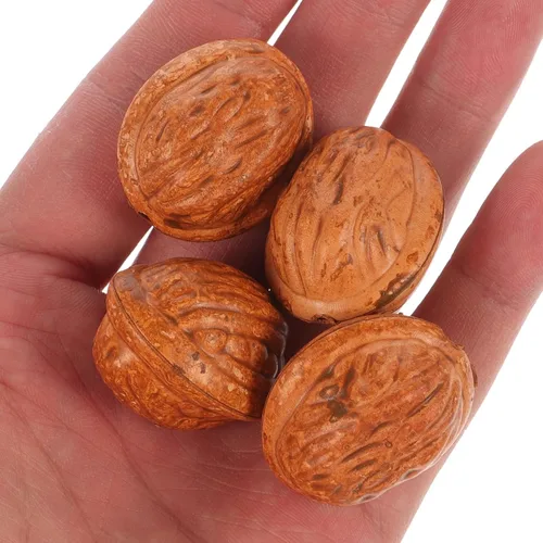 Miniatura 8 de ARTIBETTER 60 piezas de decoración de estatua para decoración de alimentos, cuenco de mesa, relleno de nueces, nuez, casa de muñecas, tuerca