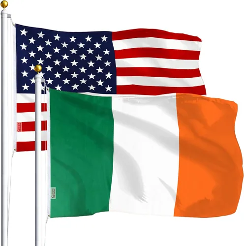 Miniatura 16 de G128 Paquete Combo: Bandera Americana de EE. UU. 3 x 5 pies 75D con estrellas impresas y Bandera de México (mexicana) 3 x 5 pies 75D impresa Estados