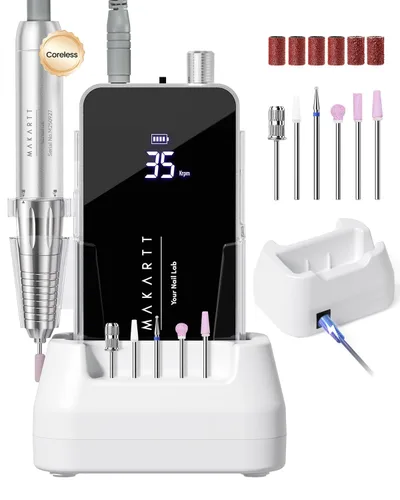 Miniatura 12 de Taladro de uñas eléctrico, Púrpura