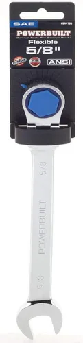 Miniatura 8 de Powerbuilt 641761 Llave E-Star de doble extremo de caja de trinquete - E14/E18, plata