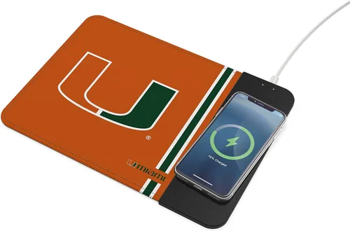 Miniatura 58 de SOAR NCAA Almohadilla de ratón unisex con carga inalámbrica para teléfono celular