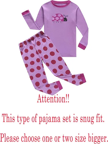 Miniatura 2 de Family Feeling - Conjunto de pijama de manga larga, diseño 100% de algodón, para niños pequeños