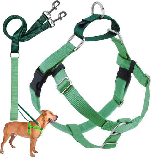 Miniatura 21 de 2 Hounds Design - Arnés para perro (libertad sin tirar), control ajustable, suave y cómodo para pasear perros fácilmente, para perros pequeños, Azul