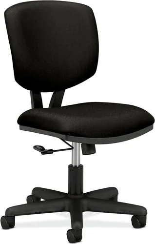 Miniatura 8 de HON Volt Silla sin brazos, ergonómica ajustable con inclinación central, reclinable, respaldo y asiento de cuero, sillas de escritorio giratorias
