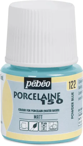 Miniatura 11 de Pebeo Porcelaine 150, Pintura China, Botella 1.5 fl oz - Blanco Perla